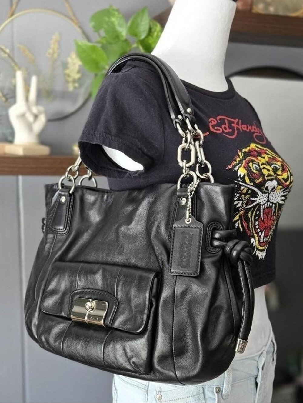 Coach Kristin Leather Satchel - Picture 9 of 12